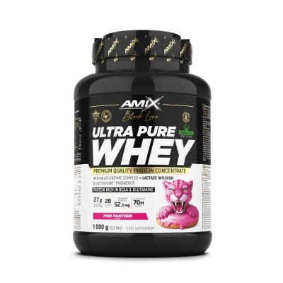 Ultra Pure Whey 1kg Proteína Suero Amix Black Line — 27g proteína ultra-pure-whey-1kg-proteina-suero-leche-amix-black-line