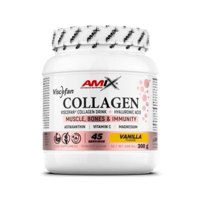 Colágeno Viscofan 300 gr Amix con magnesio y ácido hialurónico