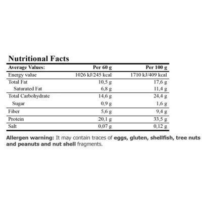 Low Carb Bar Caja 15 uds x 60 Gr.