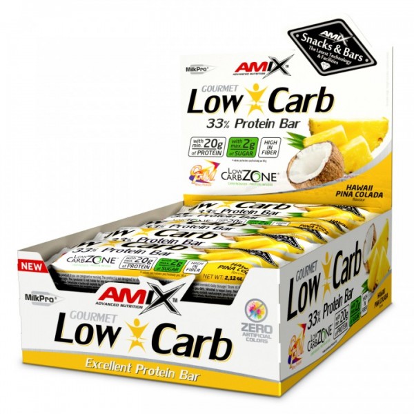 Low Carb Bar Caja 15 uds x 60 Gr. Low Carb Bar Caja 15 uds x 60 Gr.