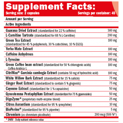 Envase ThermoLean Amix de Amix Nutrition 90 cápsulas ThermoLean Amix 90 cápsulas suplemento quemador de grasa
