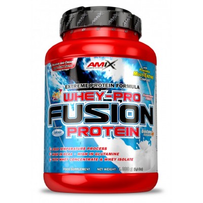 Whey Pro Fusion Amix 1 kg proteína de suero en polvo
