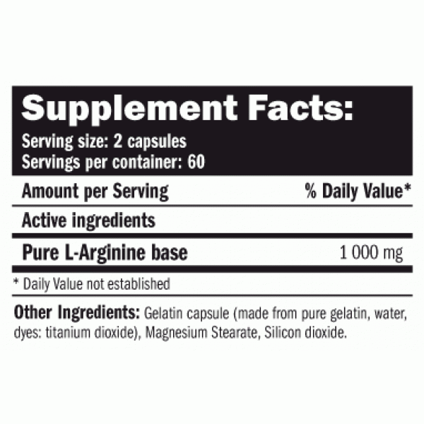 Arginine 120 Cáp. Arginine 120 Cáp.