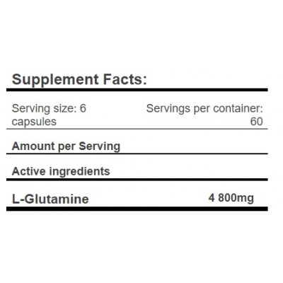 Glutamine Capsules 360 Cáp. Glutamine Capsules 360 Cáp.
