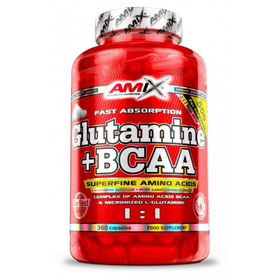 Glutamine + Bcaa 360 Cp.
