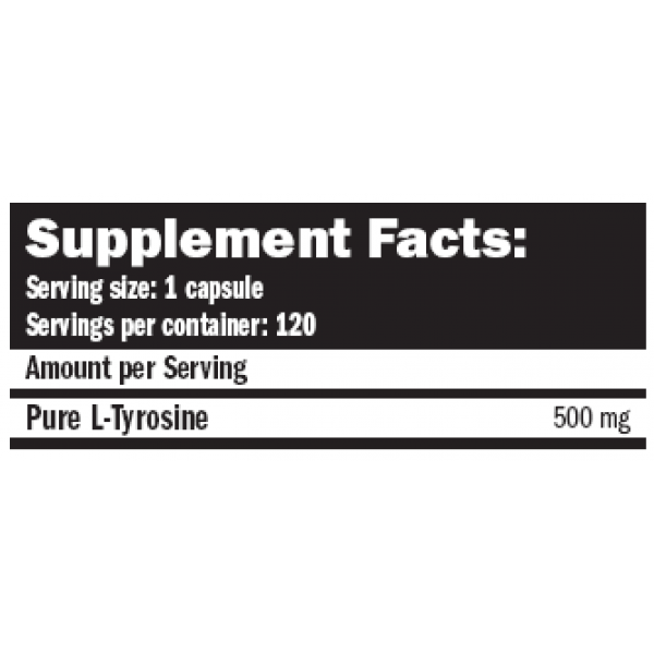 Tyrosine 120 Cáp. Tyrosine 120 Cáp.