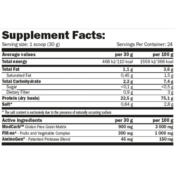 Vege Fiit Protein 720 Gr. Vege Fiit Protein 720 Gr.