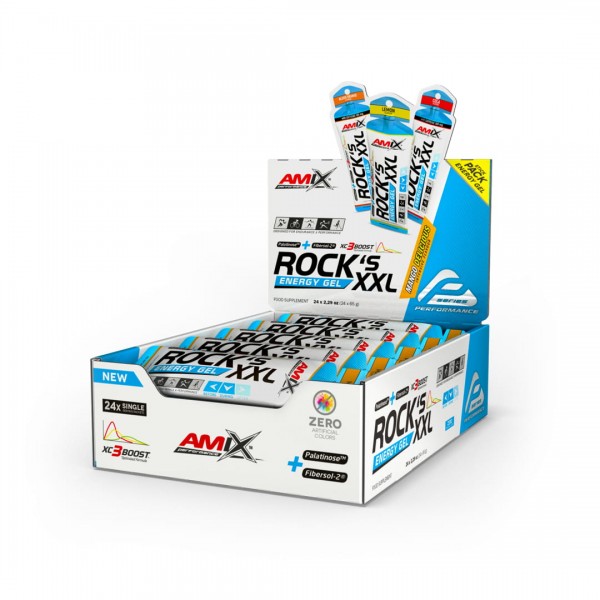 Rock's Gel XXL Caja 24x 65Gr. (Sin cafeína) Rock's Gel XXL Caja 24x 65Gr. (Sin cafeína)