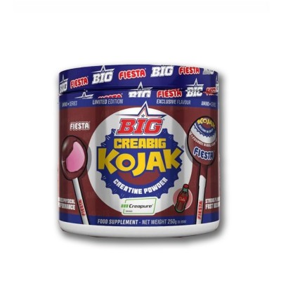 Creabig Creapure Big Nutrition 250 g sabores cola Kojak Fiesta