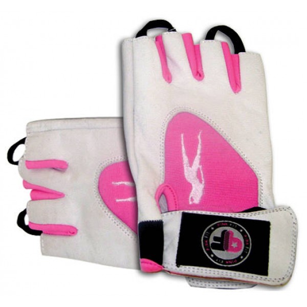 Guantes Blanco/Rosa