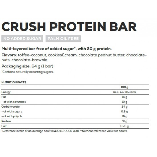 Crush Protein Bar 64 Gr.