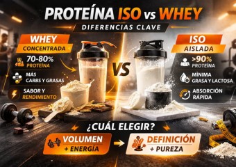 Diferencia entre proteína iso y whey: ¿Cuál elegir? Diferencia entre proteína iso y whey: ¿Cuál elegir?