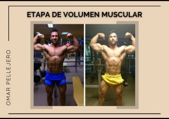 Etapa de volumen muscular Omar Pellejero