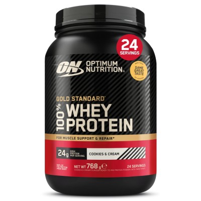 Gold Standard 100% Whey 768g - Proteína de suero para consumo regular moderado gold-standard-100-whey-protein-768g-optimum-nutrition-consumo-regular