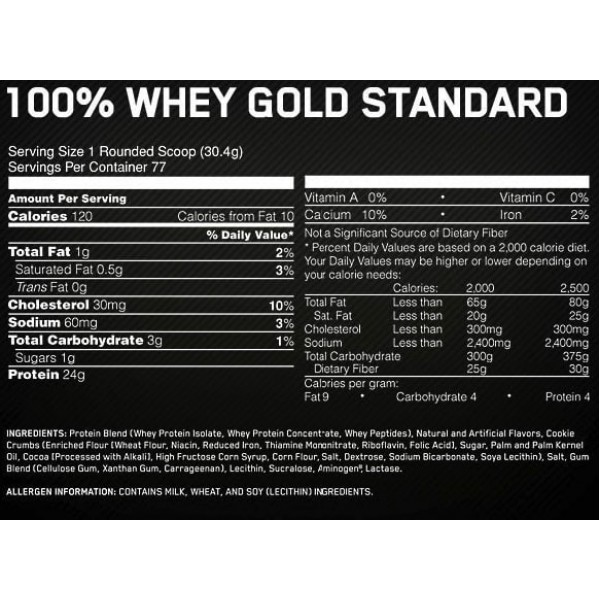 100% Whey Gold Standard 4,54 Kg. 100% Whey Gold Standard 4,54 Kg.