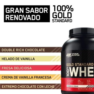 100% Whey Gold Standard 4,54 Kg.