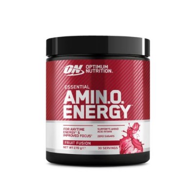Essential Amino Energy Optimum Nutrition aminoácidos con cafeína 270gr essential-amino-energy-270gr-optimum-nutrition-bcaa-cafeina-frutas-silvestres-lima-limon-naranja