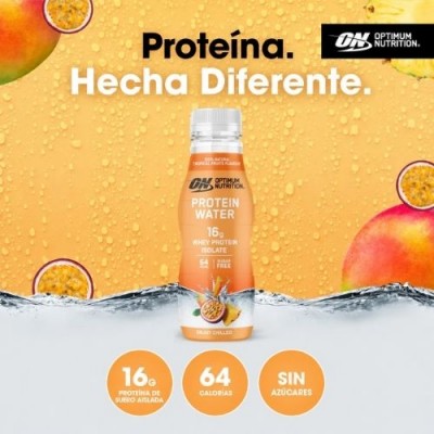 Caja 12 uds protein water optimum nutrition protein-water-caja-12uds-optimum-nutrition