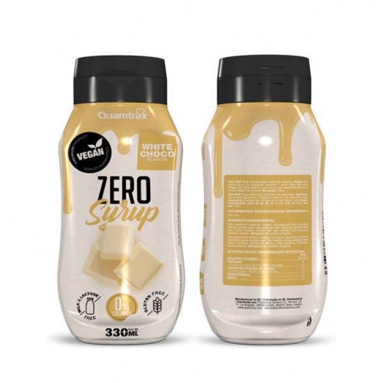 Zero Syrup Chocolate Blanco 330 Ml.