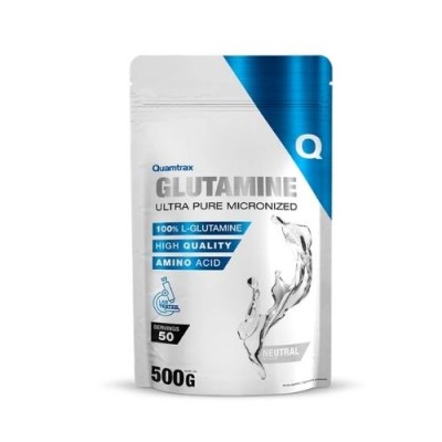 Direct Glutamine Quamtrax Nutrition L-glutamina pura 500gr direct-glutamine-500gr-quamtrax-pura-sabor-neutro-micronizada