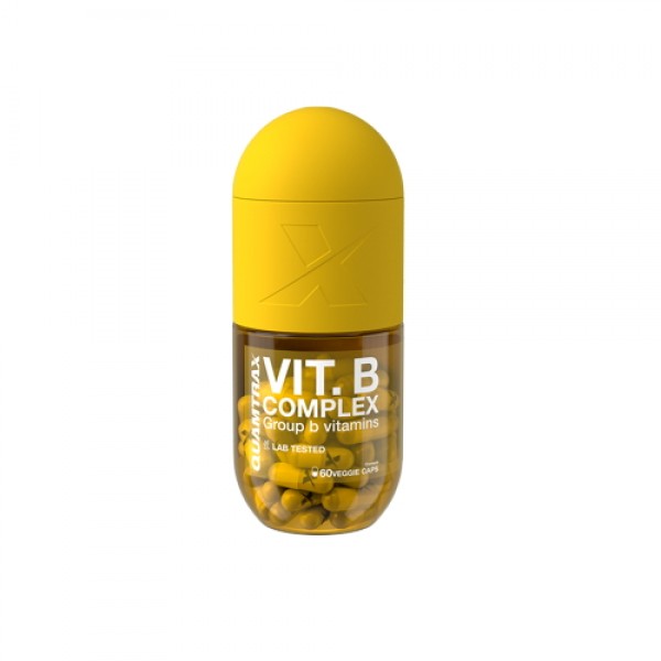 Vitamina B Complex 60 Vcaps Quamtrax Essentials con las 8 vitaminas del grupo B vitamina-b-complex-60-vcaps-quamtrax-essentials-energia-sistema-nervioso