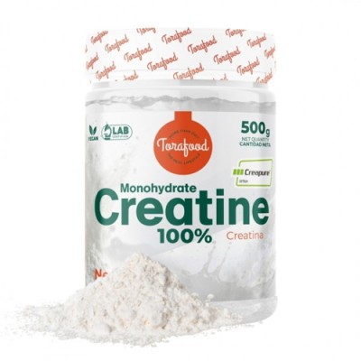 Creatina Creapure Neutra Torafood 300g 500g pura vegana creatina-creapure-neutra-torafood-pura-vegana-creapure
