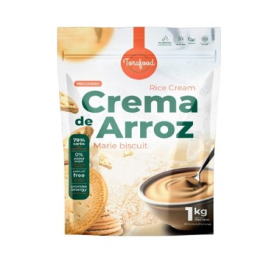 Crema de Arroz 1kg Torafood chocolate blanco speculoos sin sabor galleta maría brownie crema-de-arroz-1kg-torafood-chocolate-blanco-speculoos-neutro