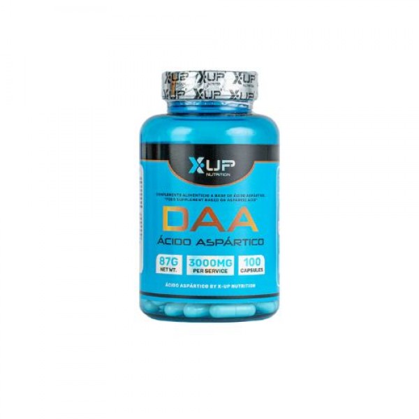 DAA ácido D-aspártico 100 cápsulas X-Up Nutrition envase