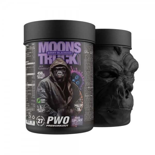 MoonsTruck II Zoomad Labs 510 g Pre Entreno hardcore MoonsTruck II pre entreno Zoomad Labs 510 g bote gorila
