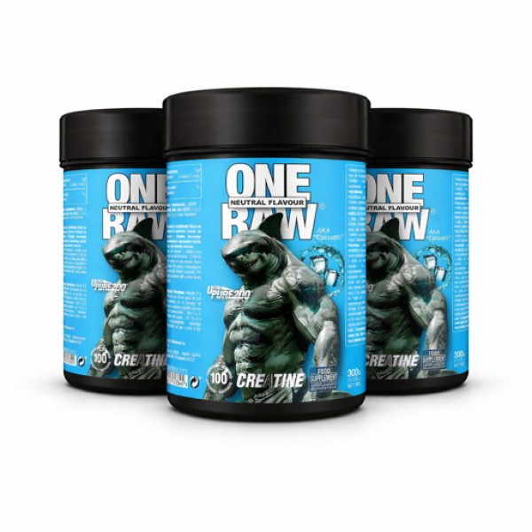 Pack x3 One Raw Creatine 300 gr Zoomad Labs